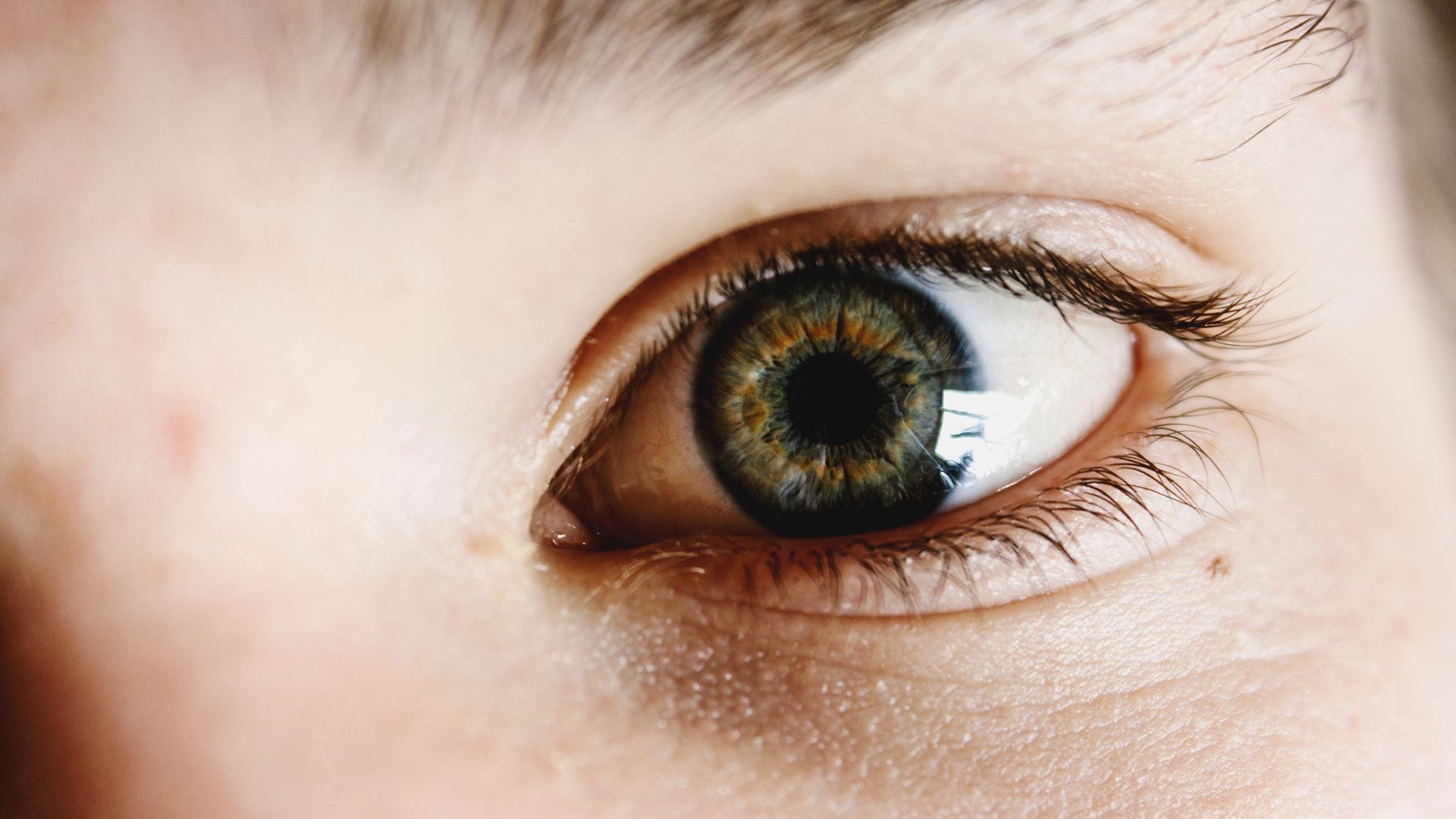 a close up of a persons face